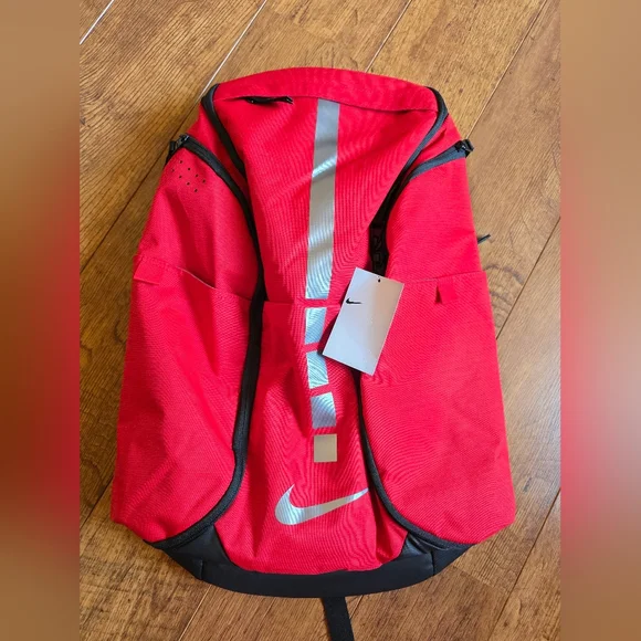 Nike Hoops Elite Pro Basketball Backpack University Red/Black/Metallic - Picture 10 of 10